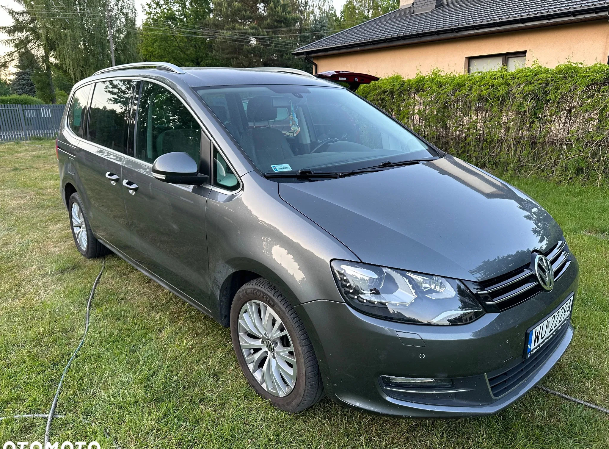 małopolskie Volkswagen Sharan cena 69500 przebieg: 149000, rok produkcji 2014 z Warszawa